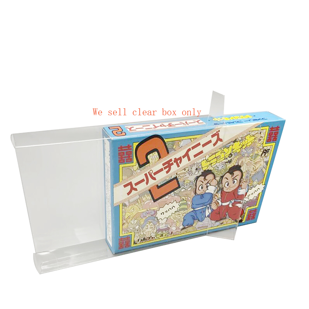 Klare Transparente Box für FC-Spiele Aufbewahrungsschutzbox Japanische Edition Original-Spielkarten Display Sammelbox