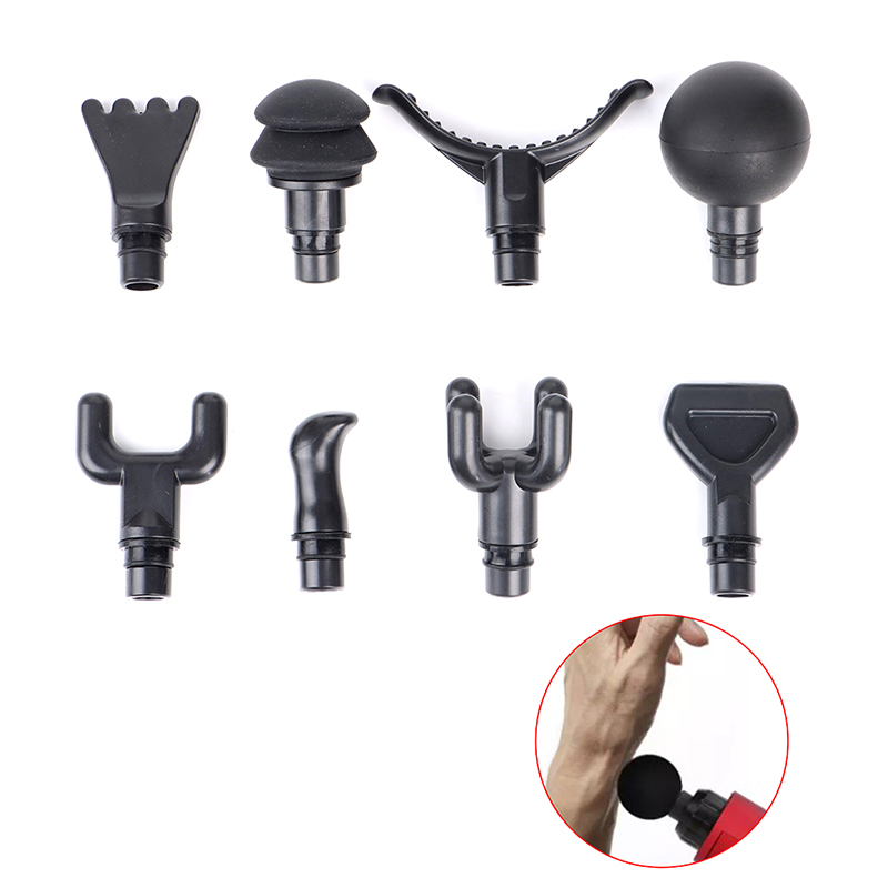Universal Fascia Gun Massage Kopf Körper Entspannung Fascia Massager Gun Ersatz Kopf Silikon Massage Kopf Set