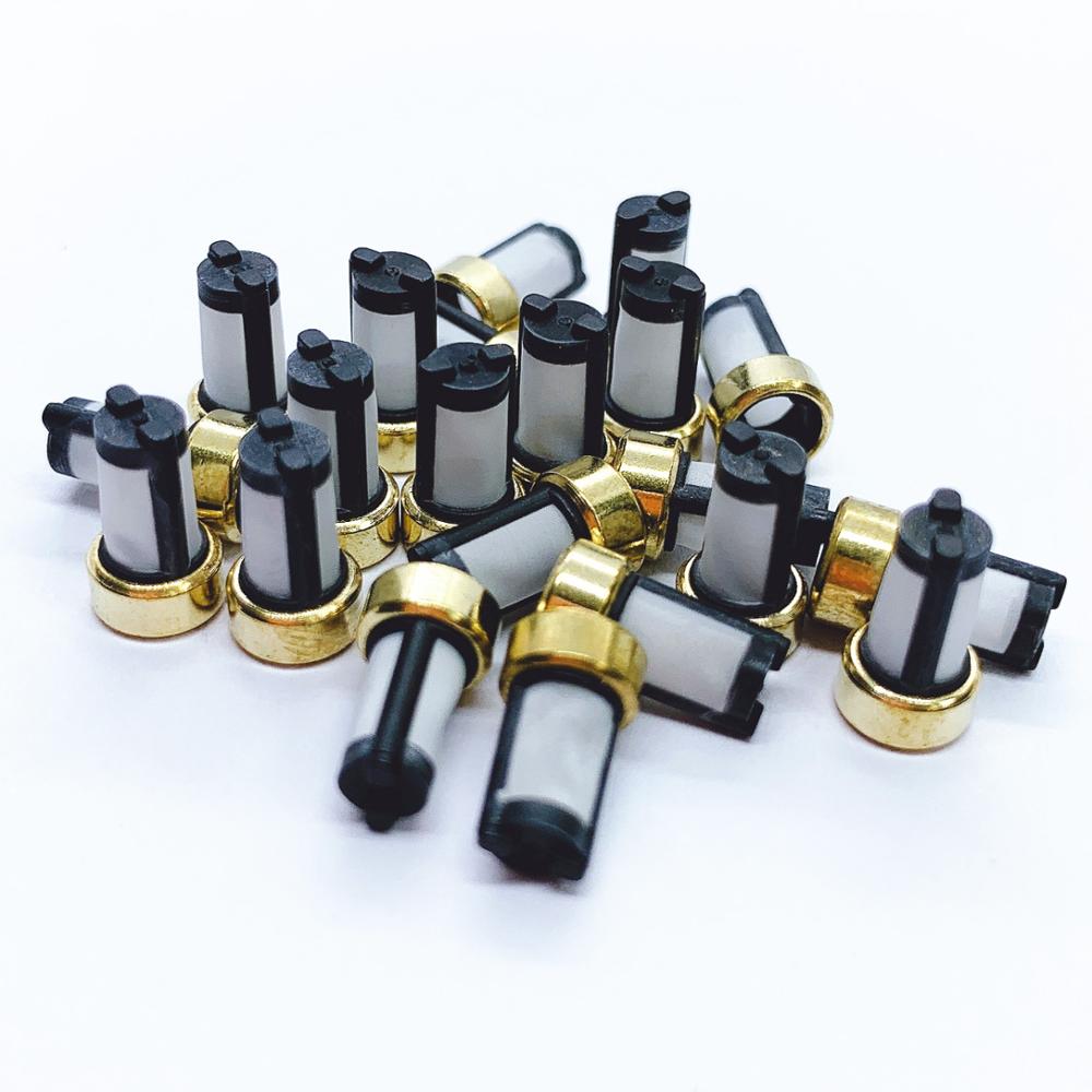 100 Buah Injektor Bahan Bakar Filter 10.7*6*3Mm untuk Hsin Chong Injeksi Perbaikan Kit untuk Toyota ASNU02(AY-F102A)