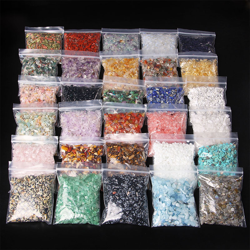 20g-100g Natürliche Kristall Rosenquarz Erz Mineral Probe Healing Stein Mini 3-5MM Rock für Aquarium Stein Hause Dekoration DIY