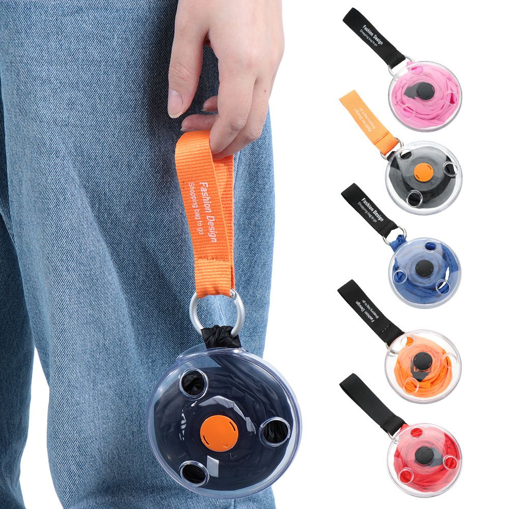 Nuova borsa di stoccaggio telescopica pieghevole portatile Ultra piccola borsa per Shopping a disco piccolo borse in plastica ABS per uso speciale per adulti