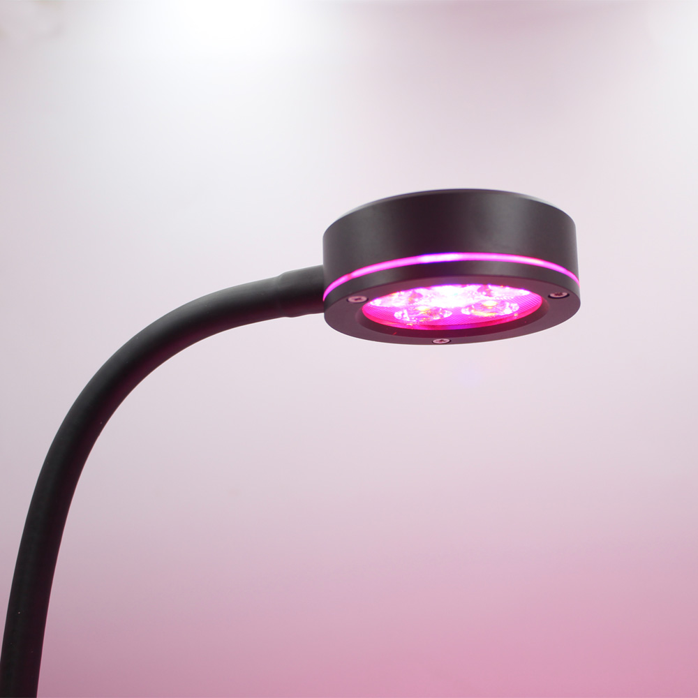 Clip on 6X3W Pico Refugium LED Full Spectrum AdjustableAlgae Tank Light For Marine Corals Reef Aquarium Filter z timerem 8/10/12H