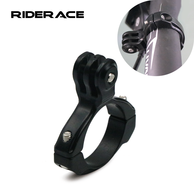 Soporte de Clip para manillar de bicicleta, accesorios de Cámara de Acción Gopro Hero, abrazadera de tija de sillín de bicicleta, tipo O