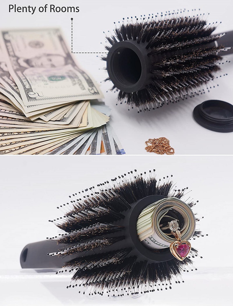 Pinsel Sicher Haar Pinsel Geheimnis Stash Box Versteckte Geheimnis Lagerung Box key safe box Hohl haar kamm Verstecken Geld Hause geheimnis Stash Box