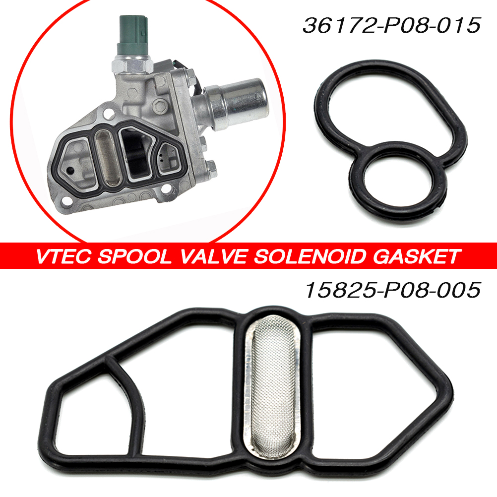 Прокладка электромагнитного клапана золотникового клапана DOHC VTEC верхняя и нижняя для HONDA Prelude Civic Si Accord Acura Integra Type R NSX D16Z6 B18C1 B16A2