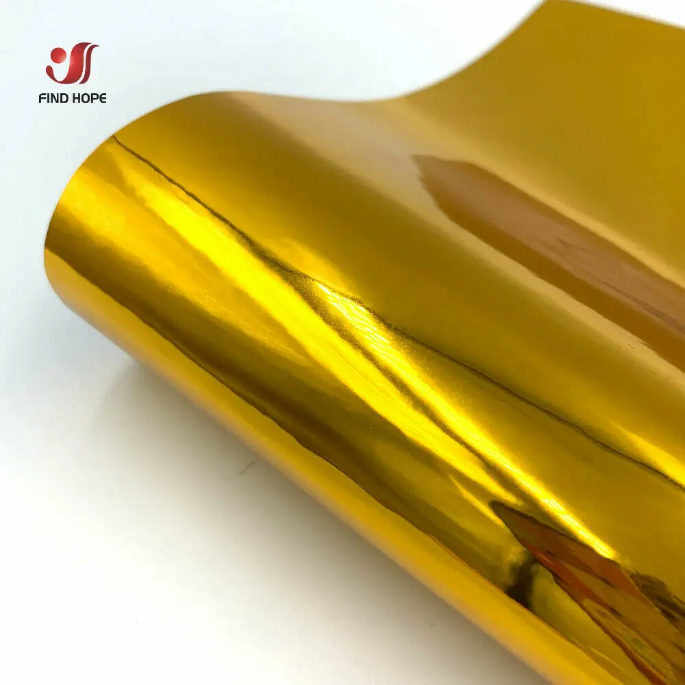1pc 30*25cm/100cm Chrome Gold Adhesive Permanent Vinyl Decal Craft Sticker Car/Wall/Window Lettering Film Decor for Cut Cemao