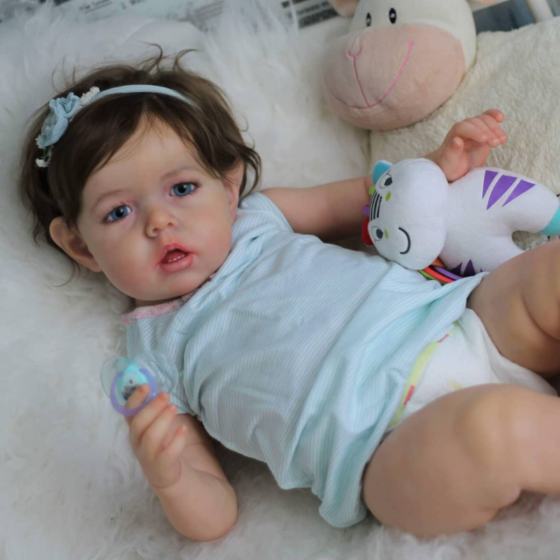 22inch Reborn Baby Doll Kit Popular Baby Liam DIY Unfinished Doll Parts Realistic Reborn Baby Doll Set Drop Shipping