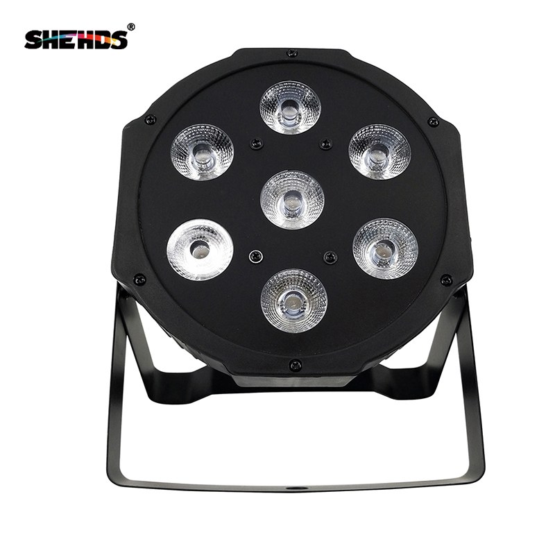 SHEHDS 8 pièces LED Par 7X12w/7X18W RGBW LED Par scène lavage lumière pour équipement DJ Disco boîte de nuit mariage discothèque