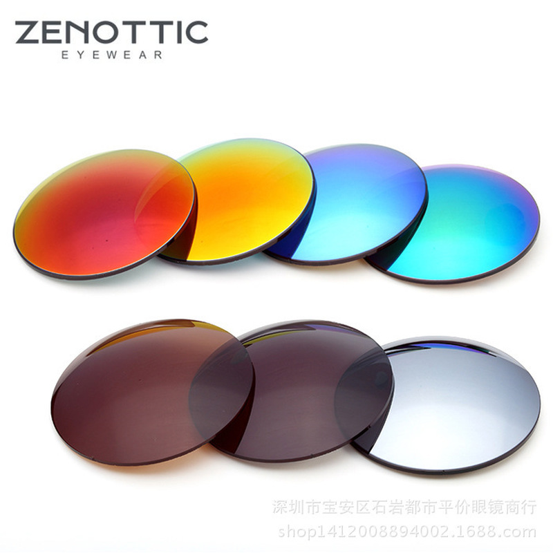 ZENOTTC CR-39 Harz Polarisierte Sonnenbrille Rezept Optische Linsen Fahren Angeln UV400 Anti-Glare Myopie Sonnenbrille Linsen