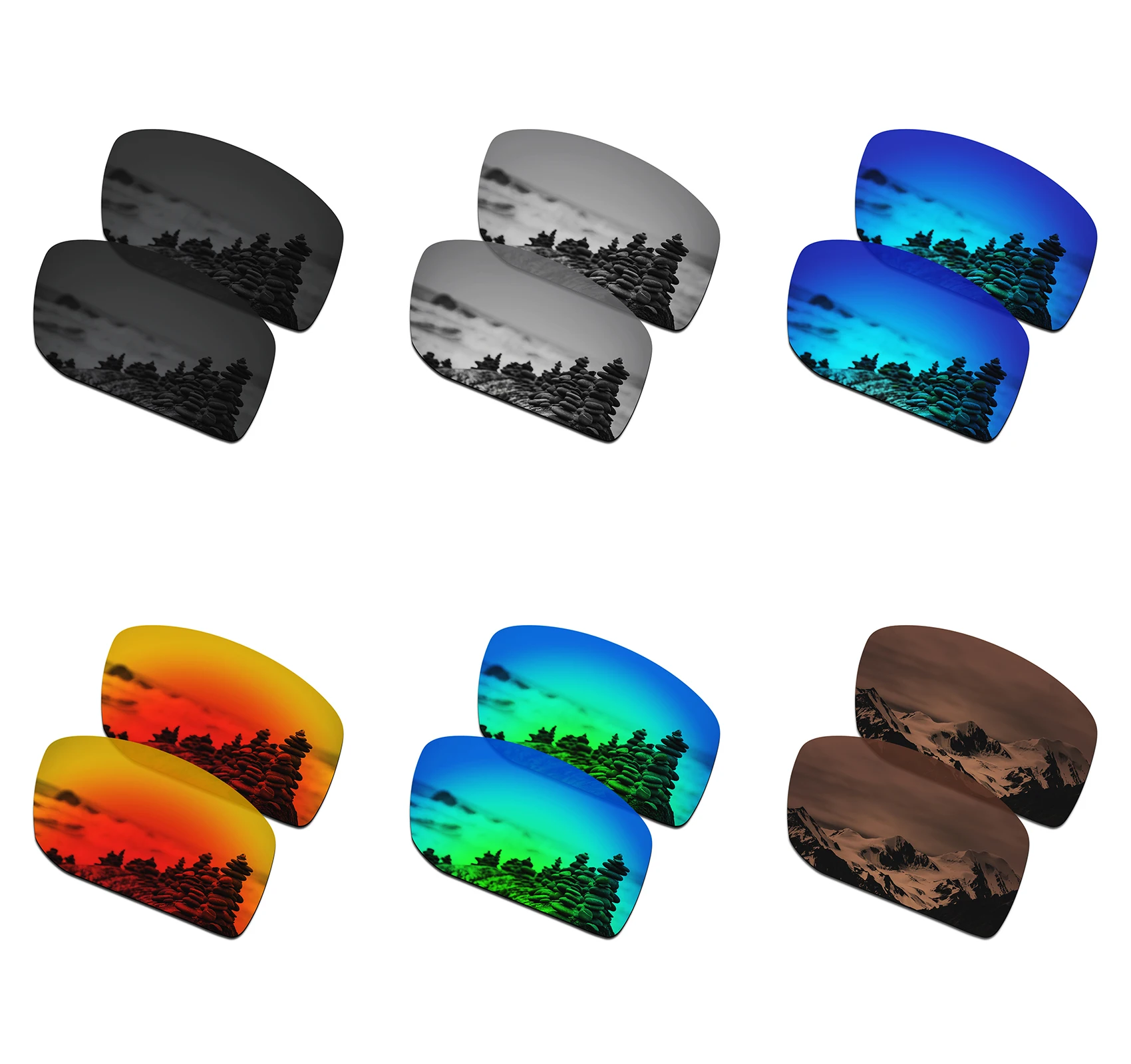 SmartVLT Replacement Polarized Lenses  for Oakley Gibston OO9449 61mm Sunglasses - Multiple Options