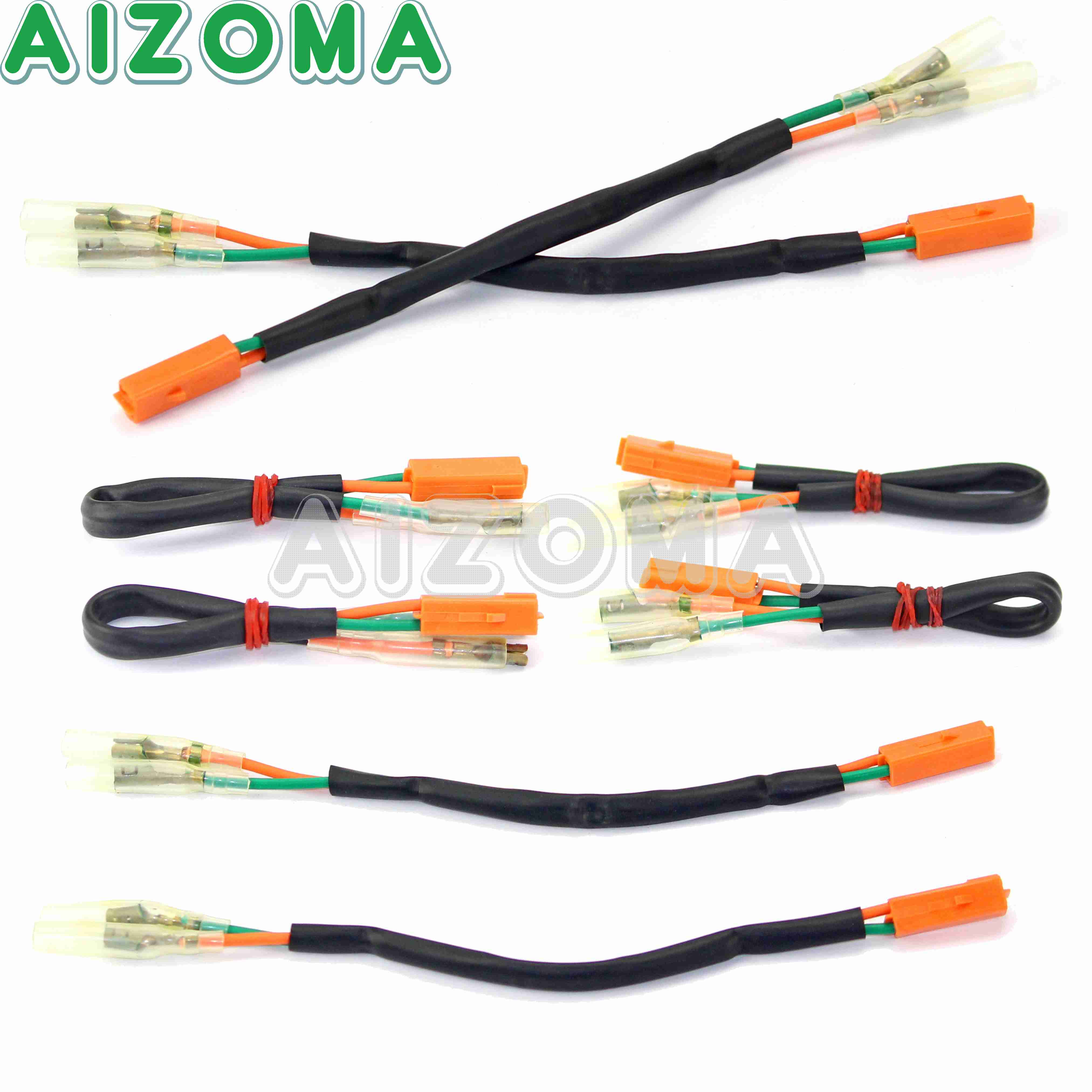 Per Honda CBR VTR VT Shadow Kawasaki NINJA ZX ZR Z indicatore di direzione lampeggiante cavo adattatore connettori cavo spina piombo