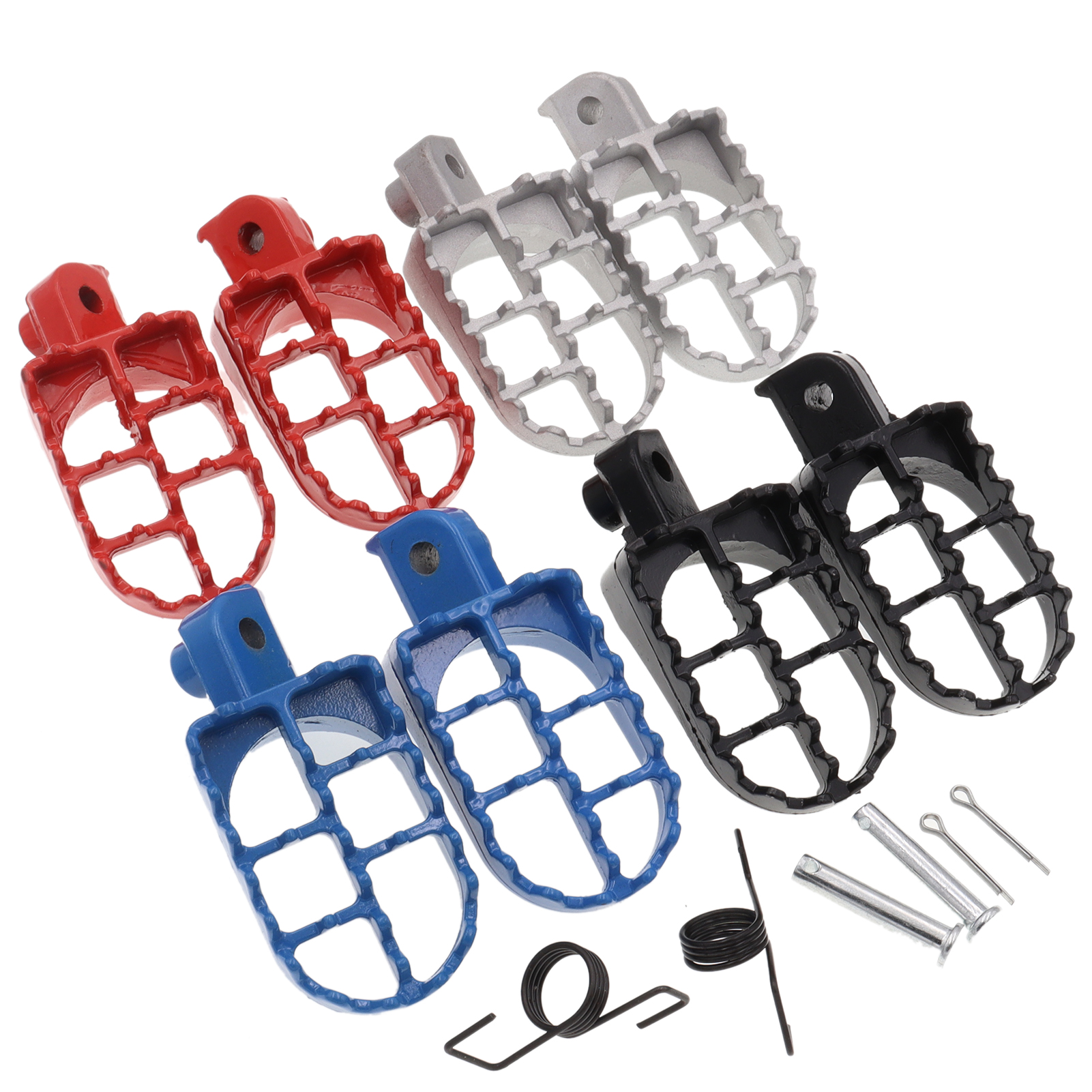 Pijakan Kaki Pasak Kaki Pedal Set untuk PW50 PW80 Pit Dirt Bike SSR SDG X R 50 XR70 Pitr30