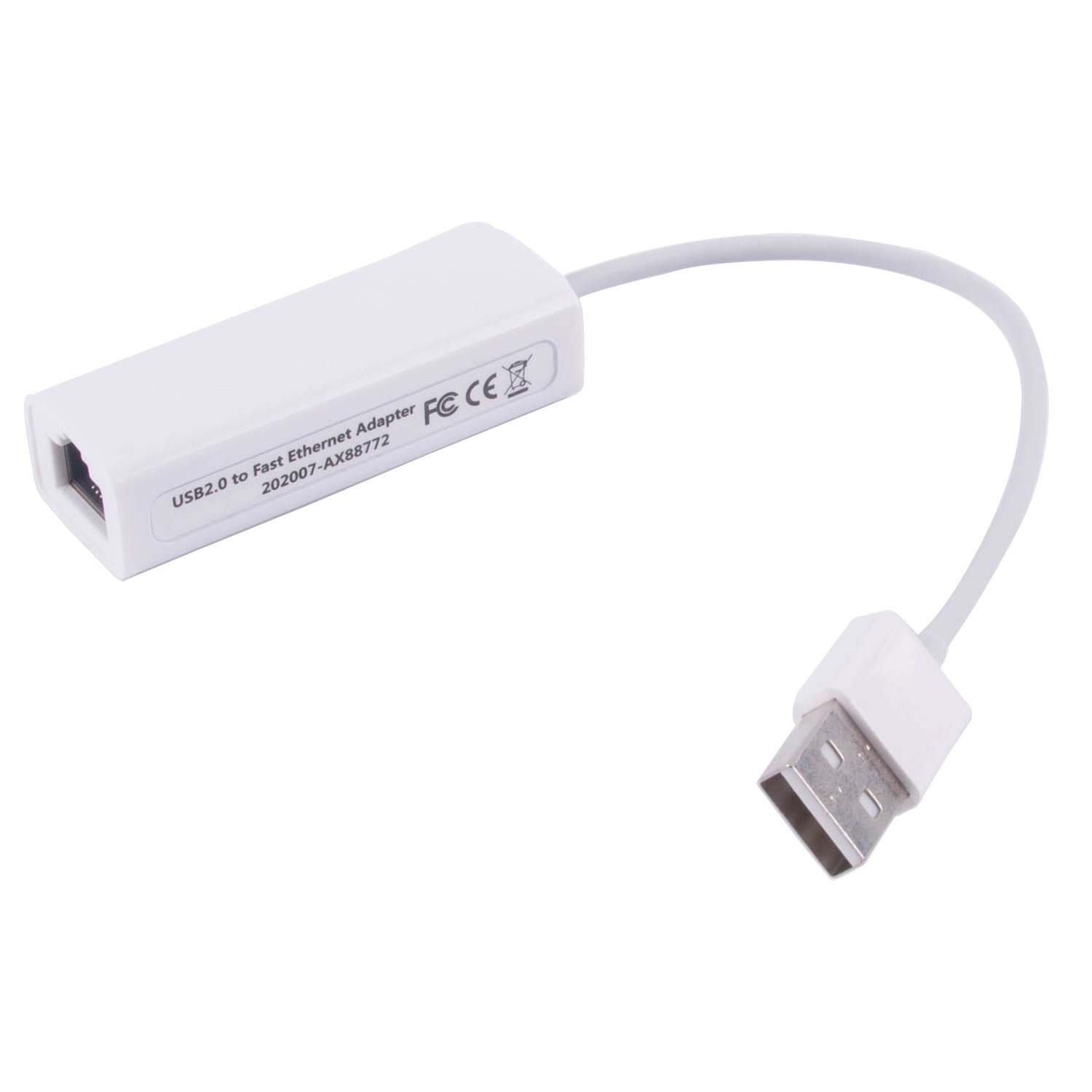 Переходник USB/RJ45, 100 Мбит/с, Asix AX88772B AX88772, 10/100 м