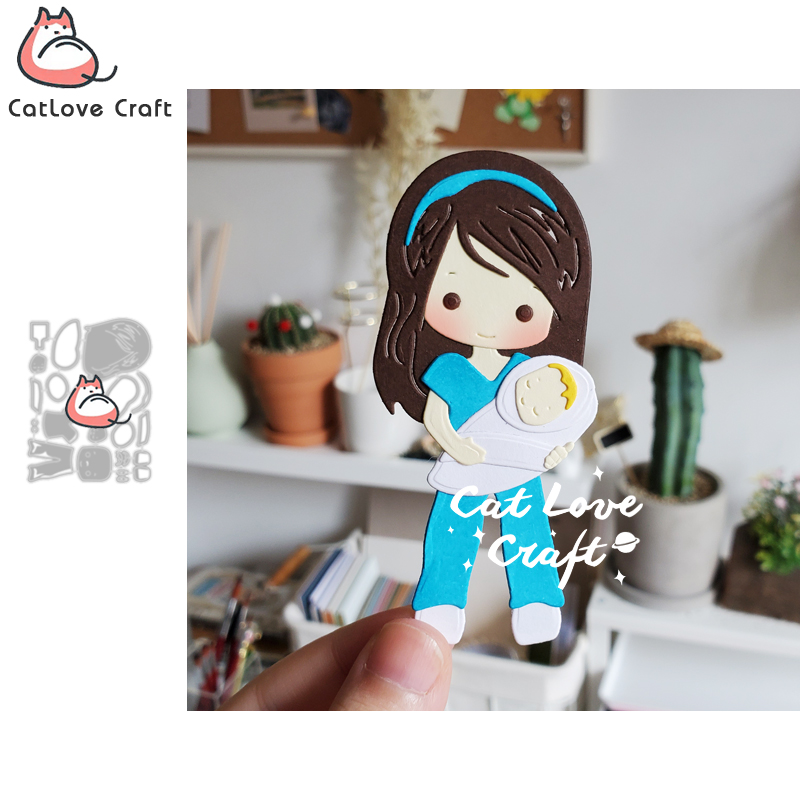 Catlove-troqueles de corte de Metal para enfermera, molde para álbum de recortes, plantilla para troquelado, fabricación de tarjetas, artesanía DIY, relieve, nuevos troqueles para 2020