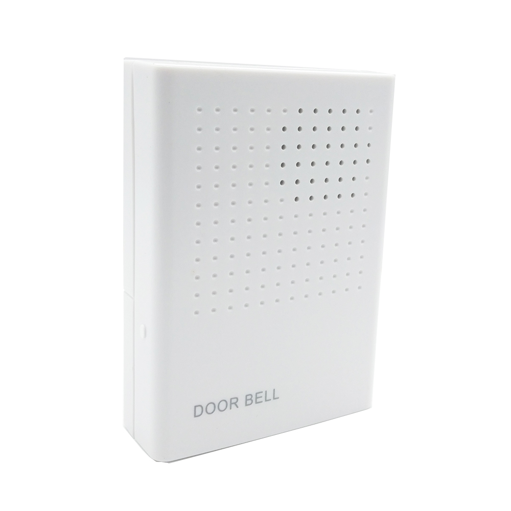 Timbre con cable con control de acceso de puerta DC 12V, tonos de llamada Ding-dong ruidosos, timbre de puerta con cable