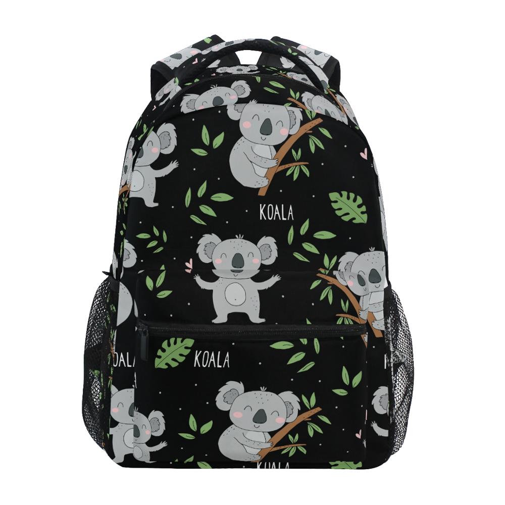Thanh Thiếu Niên Học Bé Trai Và Bé Gái Ba Lô Đi Học Koala In Hình Ba Lô Dành Cho Nam Phụ Nữ Làm Việc Du Lịch Ba Lô Laptop Mochila