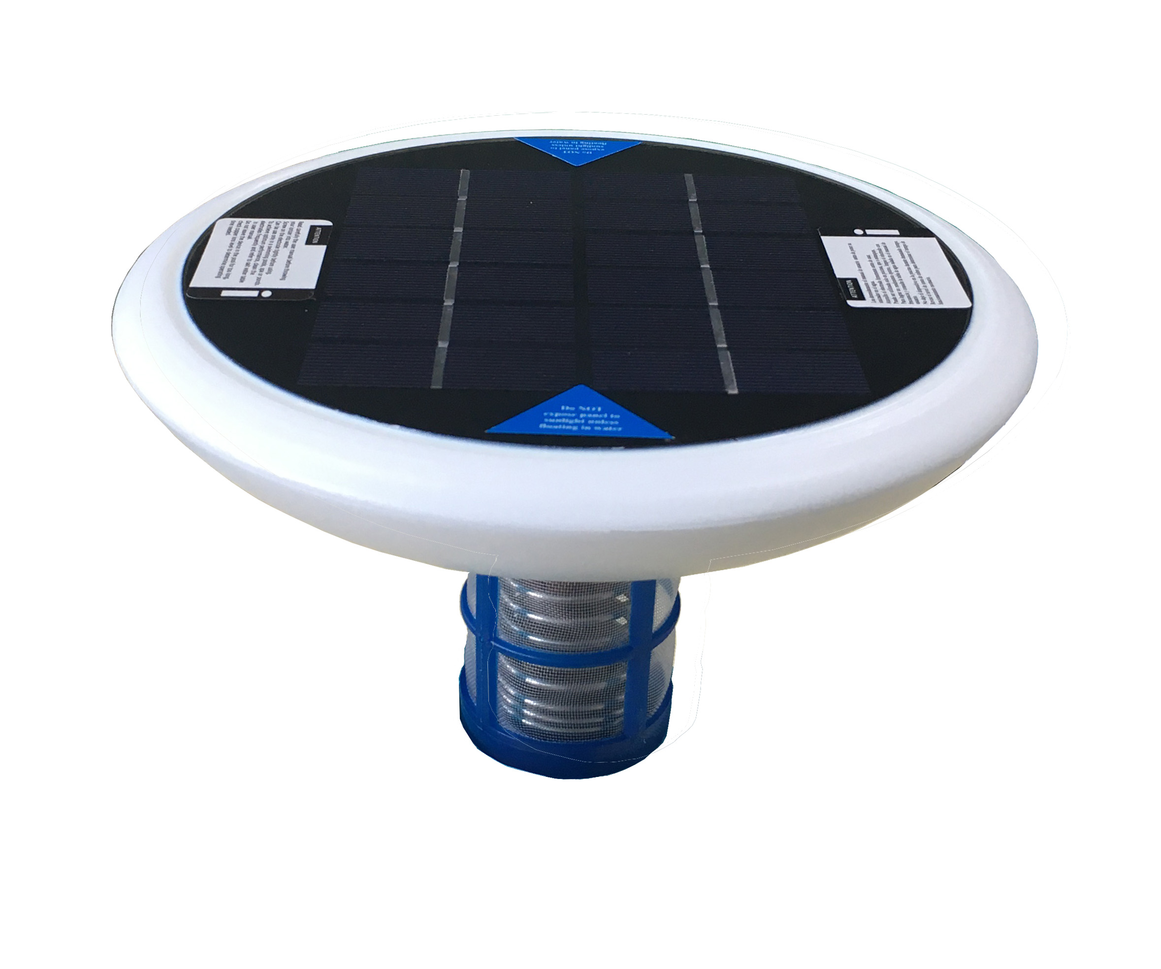 Solar Pool Ionisator Wasserfilter Reiniger 85% weniger Chlor verhindern Algen halten Pool klar bis zu 15.000 Gal