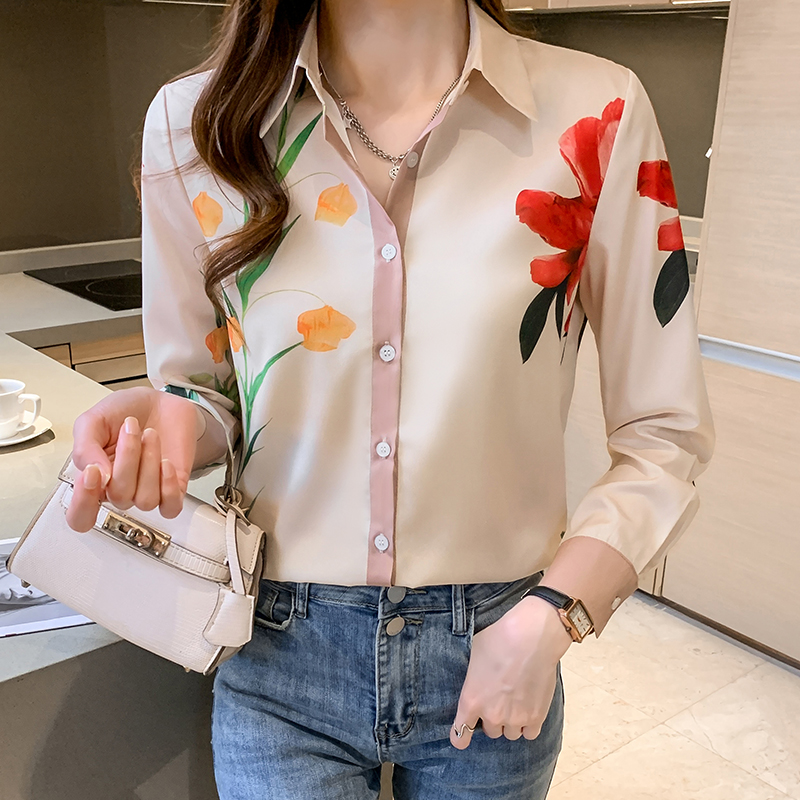Camisas de moda para mujer, blusas elegantes nuevas para mujer, blusas con botones de manga larga, blusa para mujer