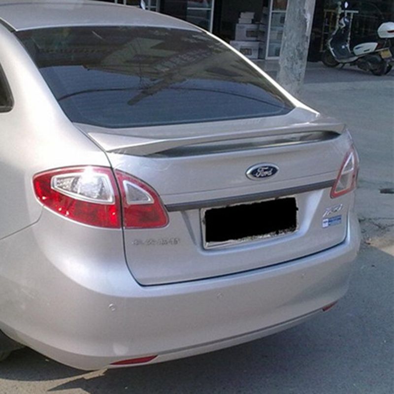 Alerón de techo trasero para Ford Fiesta Sedan, 4 puertas, 2009-2016, ABS, plástico, sin pintar, Color de imprimación