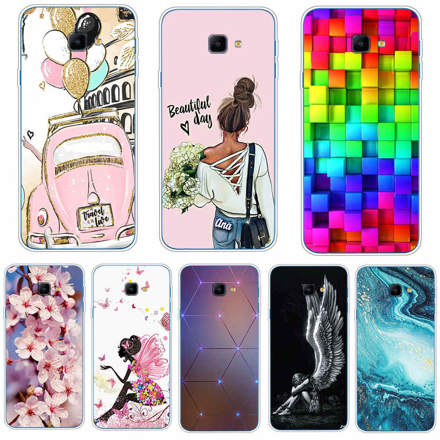 Untuk Samsung J4 Core Casing 6.0 ''Silikon Lembut TPU Belakang Penutup Ponsel untuk Samsung Galaxy J4 Core Casing J410 J410F Penutup