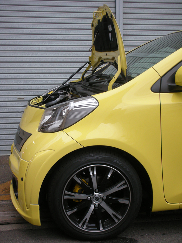 Для 2008-2016 Toyota iQ KGJ10/NGJ10/NUJ10 передний капот модифицирует газовые стойки из углеродного волокна пружинный амортизатор