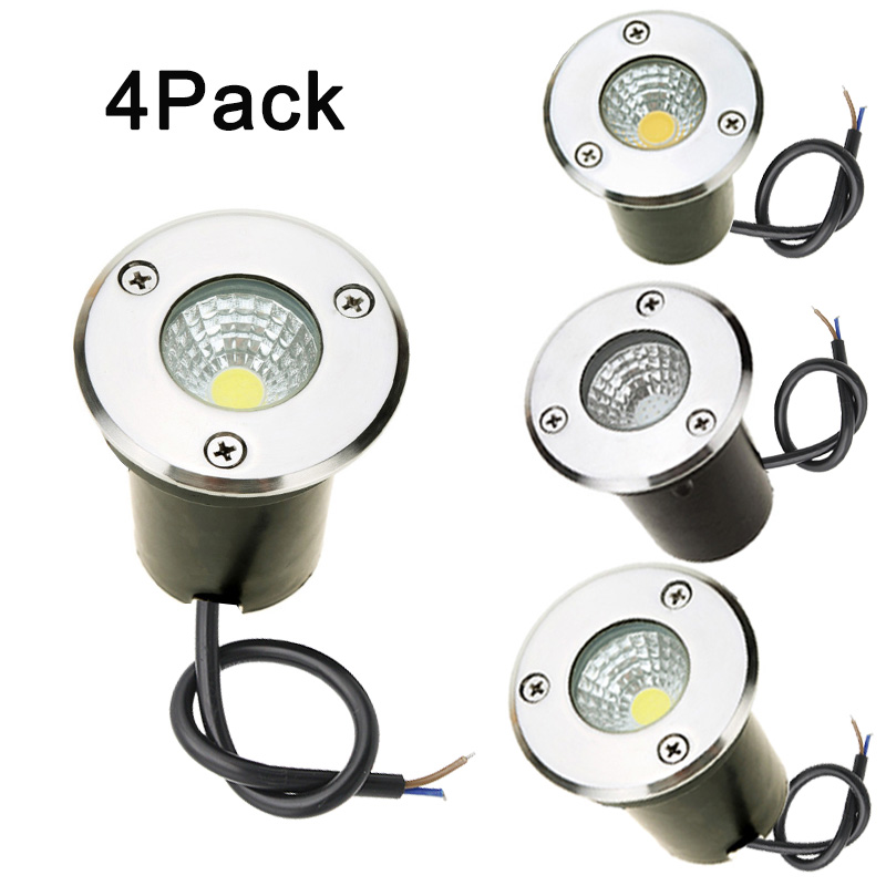 LED Underground Light 3W 5W 10W COB Floor Lamp Outdoor Ground Spot Landscape Garden Square Path Buried Yard 85-265V DC12V IP68