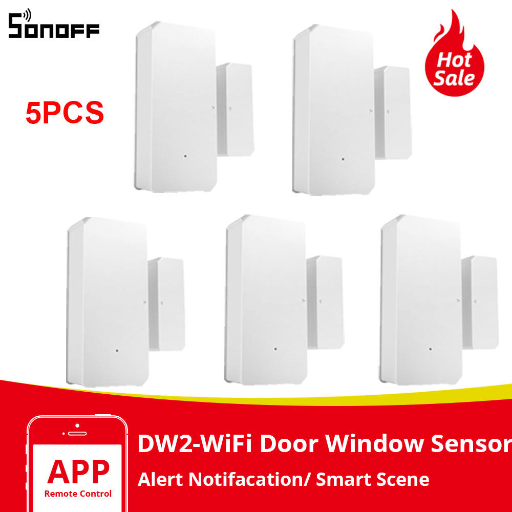 Устройство для дедекорации дверей и окон Itead SONOFF DW2 Smart 5/10, 1/2/3/WiFi датчик для двери шт.