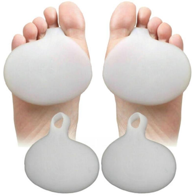 2 ชิ้นเจลสําหรับ Sensitive ฟุตซิลิโคนเจล Metatarsal Pads สําหรับรองเท้าเจ็บ Ball Foot Care เครื่องมือฟุตรองเท้า Forefoot