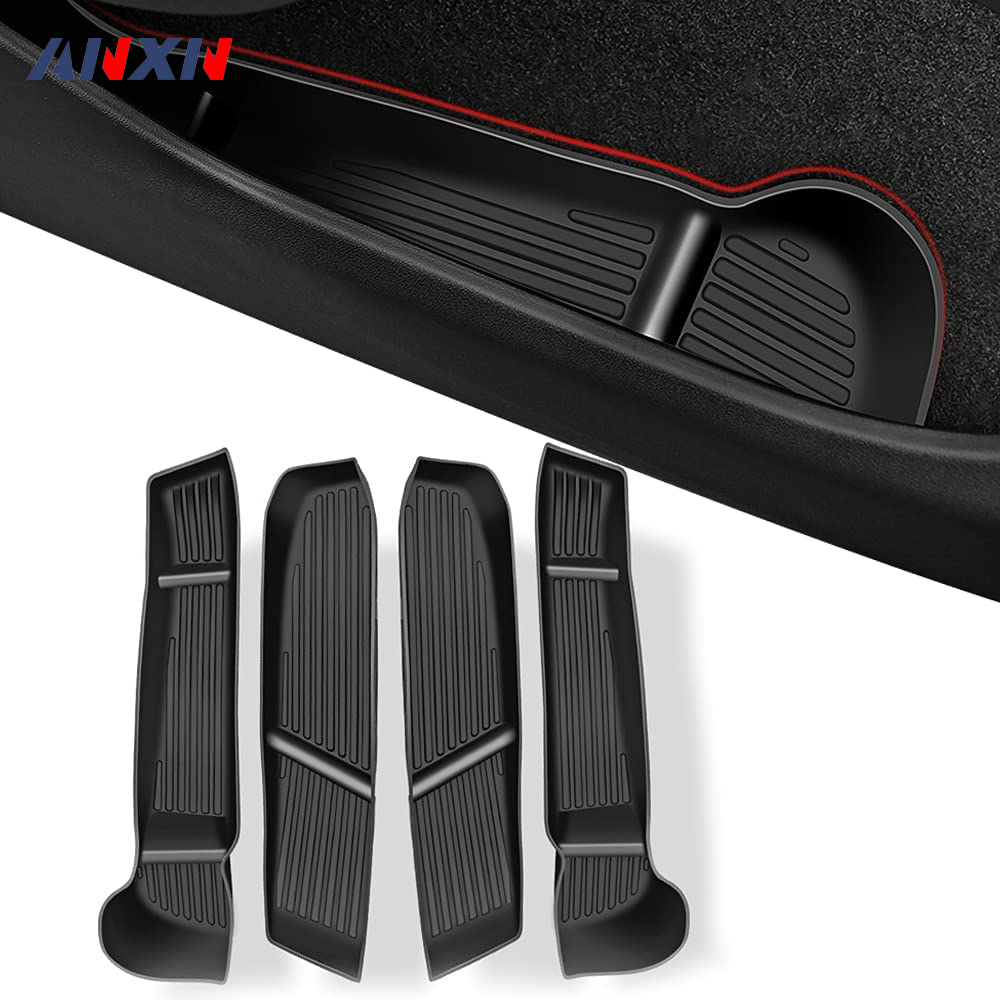 Scatola portaoggetti laterale per porta Maniglia per porta anteriore posteriore Organizzatore per vassoio bracciolo per Tesla Model Y Juniper 2020 - 2025 Model 3 Highland