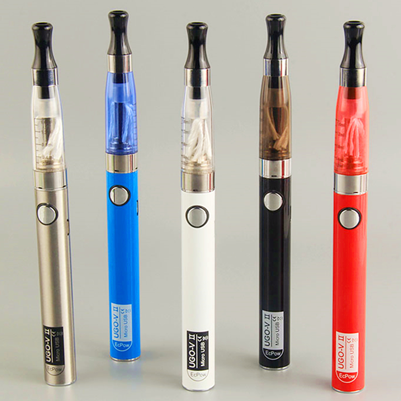 Ugo-V2 II 650 mAh Mirco USB Passthrough 510 Thread Akku Elektronische Zigarette eGo Ce4 Verdampfer Zerstäuber Starter Vape Pen Kit