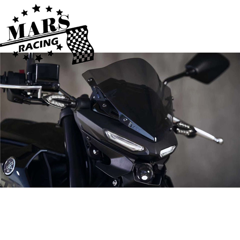 Подходит для YAMAHA MT-03 MT03 2020 2021 2022 2023 2024 MT25 MT-25 2020-2024. Алюминиевый комплект ветрового стекла для мотоцикла.