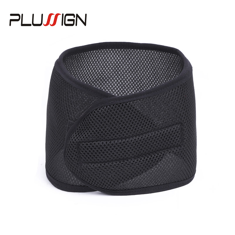 Optique Mesh Round avec fermeture velcro, tissu en maille cool réglable, large bande de sauna pour perruques, grand trou, bande de bord pour extension de cheveux, 1PC