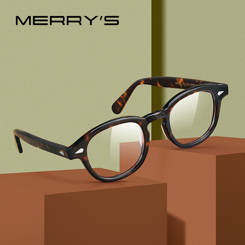 MERRYS DESIGN Klassische Acetat Brille Rahmen Für Männer Frauen Mode Myopie Brillen Rahmen Optische Brillen S2546