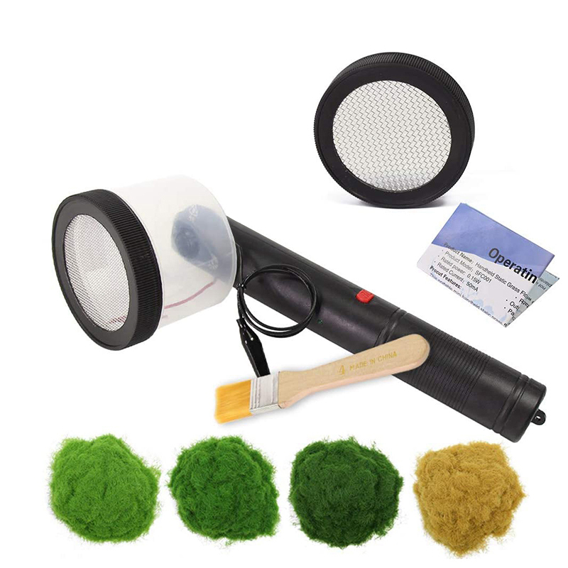 Applicator voor statisch gras, machine voor grasfluweel, grasflakmachine, Grass Master, grasplanter voor modellering, doe-het-zelf-gereedschap