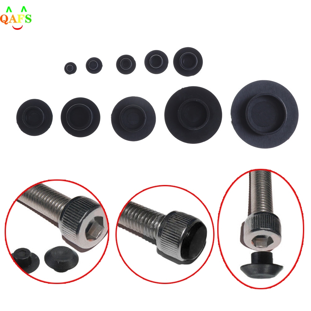 10 pièces M5-24 pratique noir Hex Socket attaches vis couvre capuchons 2,2 Allen vis écrou tête ronde couvercle capuchon protecteur