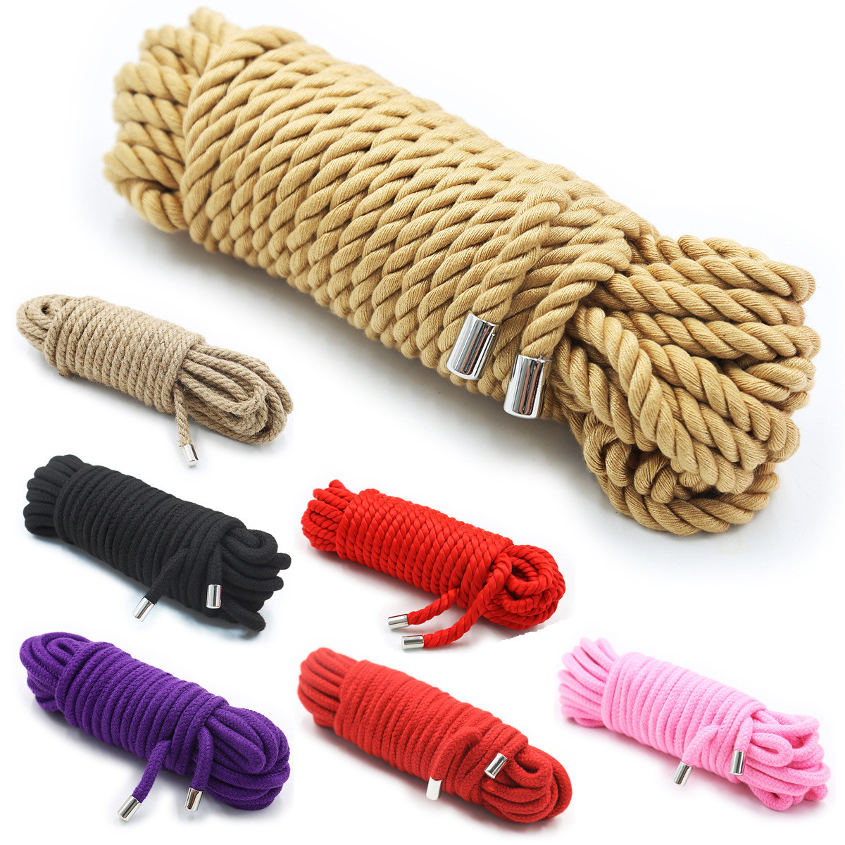 Hoge kwaliteit Japanse bondage touw erotische Shibari accessoire voor bindende binder terughoudendheid om vast te raken plezier slaaf rollenspel