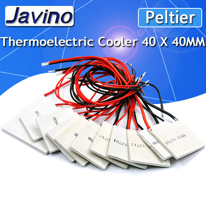 TEC1-12705 Pendingin Termoelektrik Peltier TEC1-12706 TEC1-12710 TEC1-12715 40*40 Mm 12V Peltier Elemente Modul 12704 9 12 15