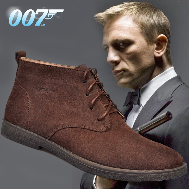 Nuevos Zapatos de Hombre, Botas de Invierno, Botas de Cuero de Gamuza, Botas de Nieve para Hombre, Zapatos de Invierno Impermeables, Botas de Tobillo de Cuero para Hombre, Zapatos de Hombre con Forro de Piel