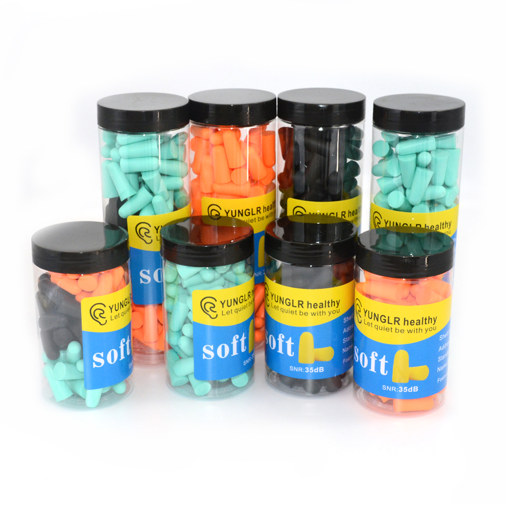 30/60 Chiếc Tai Nghe Nhét Tai Giảm Tiếng Ồn Bảo Vệ Cách Âm Xốp Mềm Mại Ngủ Loại Bỏ Chống Bruit Tai Nghe Nhét Tai Ngủ Nút Tai