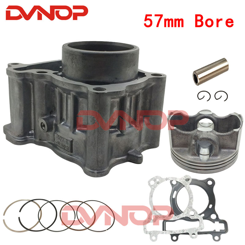 Kit de cilindro de motocicleta para Yamaha, 57mm, apto para Yamaha LC150, YZF, R15, V2, Vixion NVL, 1PA-E1311-10