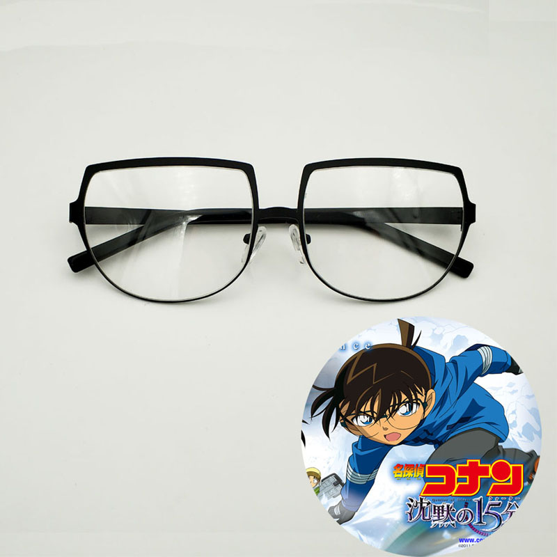 นักสืบ Conan Cosplay Prop กรณีปิดแว่นตาทุกวันสายตาสั้นสายตาสั้นอ่านหนังสือแว่นตาอุปกรณ์เสริมของขวัญ