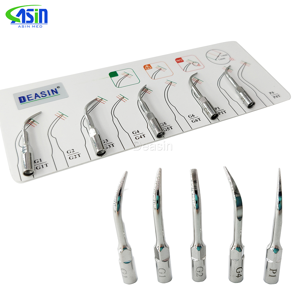 5 ชิ้น X GD1/ GD2 /GD3/ GD4/ PD1/PD3 ทิปสเกลเลอร์สำหรับทำความสะอาดฟันสำหรับ Satelec DTE NS * แฮนด์พีซเครื่องขูดหินปูนอัลตราโซนิก