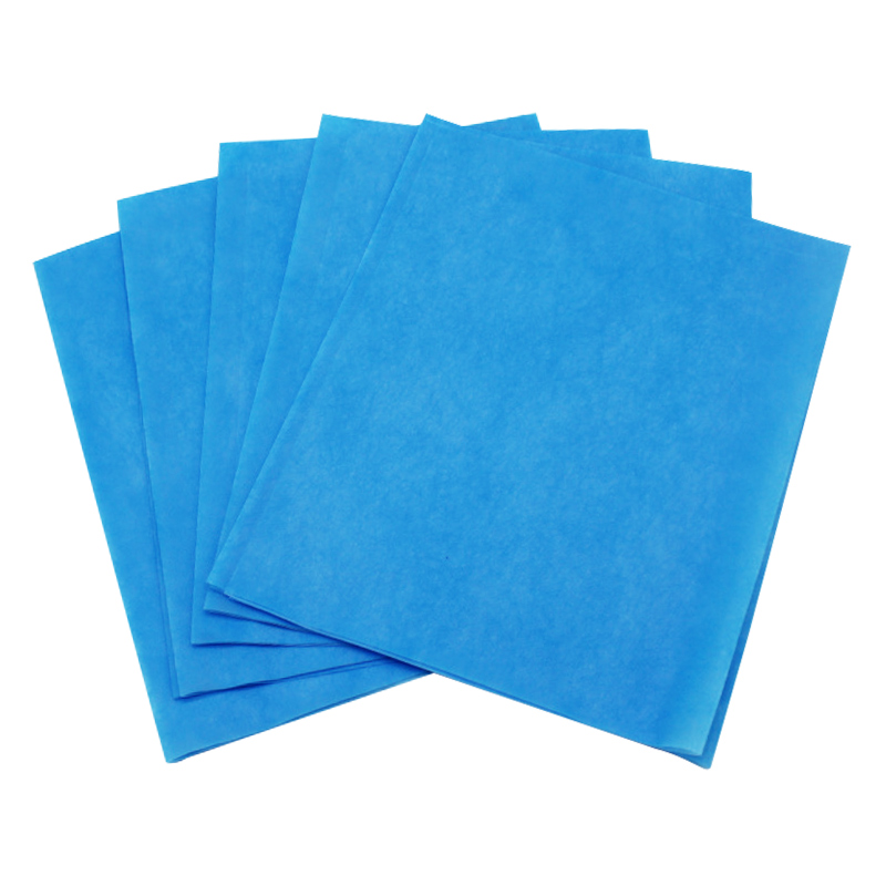 50ชิ้น/ล็อต40X50ซม. แผ่นผ่าตัดสีฟ้าปลอดเชื้อแผ่นผ้านอนวูฟเวน