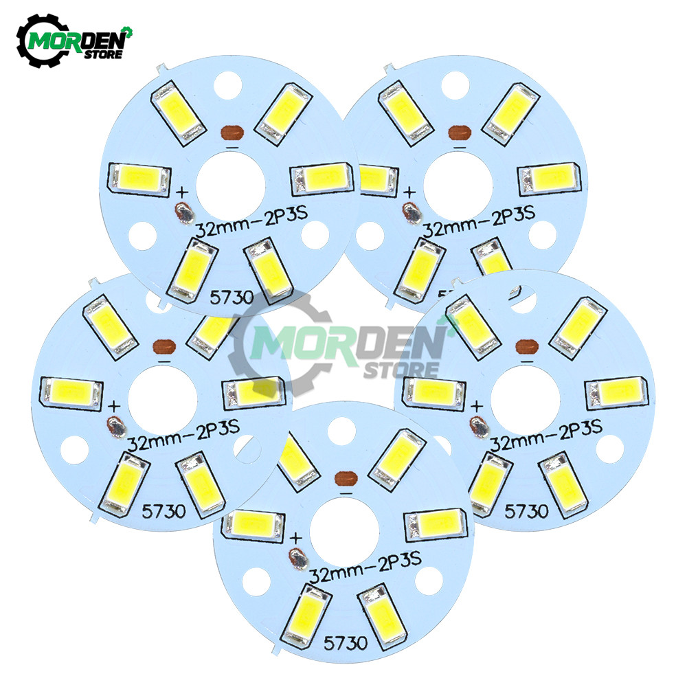 10 Uds 3W 5730 diodo emisor de LED SMD Panel de lámpara de resaltado tablero de luz LED blanco