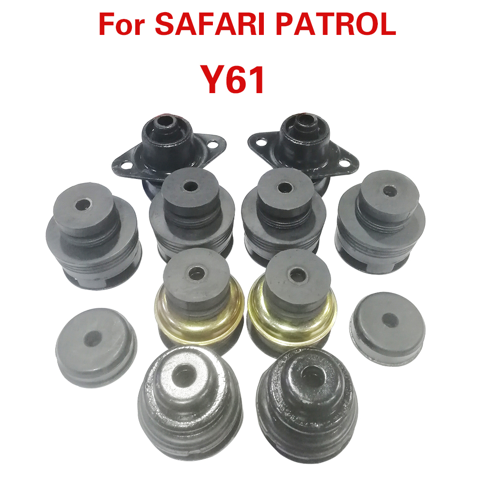 Conjunto de Amortecedores de Borracha para Chassi Completo N.SAFARI PATROL Y61 95550-VB005 95520-06J00 95520-VC000 95510-VB005