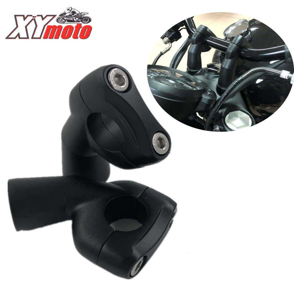 Espaçador de Guidão para Motocicleta LC 30mm para Triumph Bonneville T100 T120 Bobber Black 2017-2024