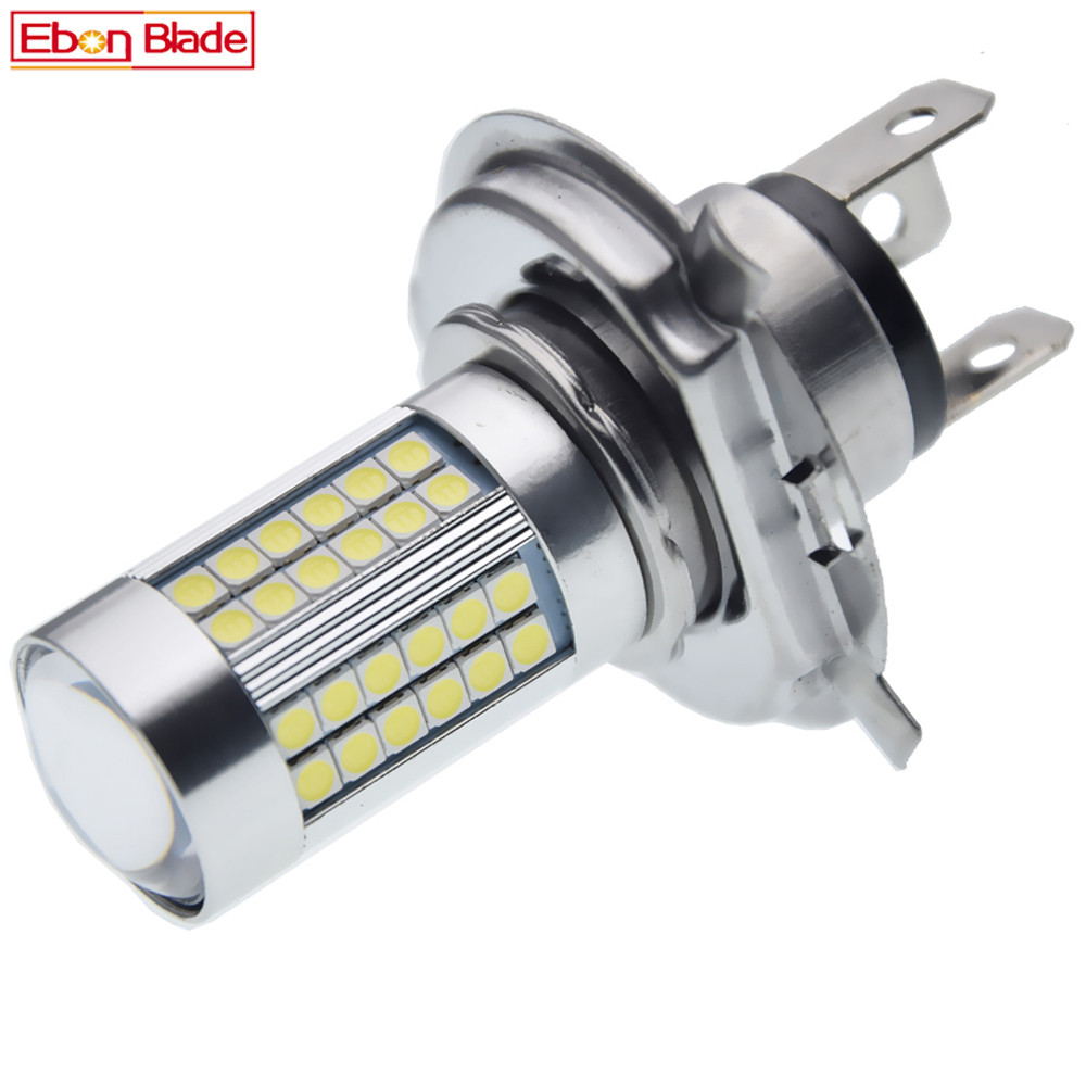 H4 66SMD Motoรถจักรยานยนต์HB2 9003 6V 3030 LEDไฟหน้าสูงต่ำBeamรถจักรยานยนต์สกู๊ตเตอร์ไฟหน้าหลอดไฟ6000Kสีขาว