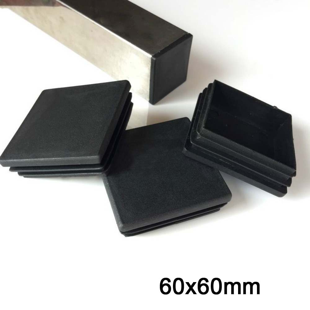 Квадратная пластиковая заглушка 60x60 мм, 1/2/4 шт.