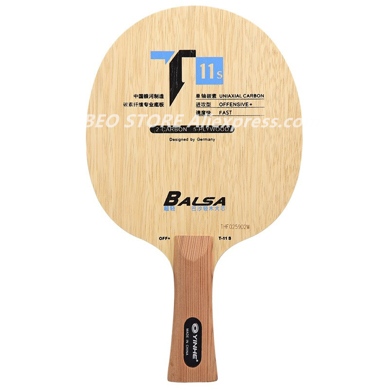Yinhe T11 / T11 + (Balsa Lichtgewicht Carbon) yinhe Tafeltennis Blade T-11 T11S Originele Galaxy Racket Ping Pong Bat Paddle