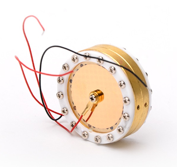 34mm dual side  large golden diaphragm microphone capsule center wire for DIY studio microphone